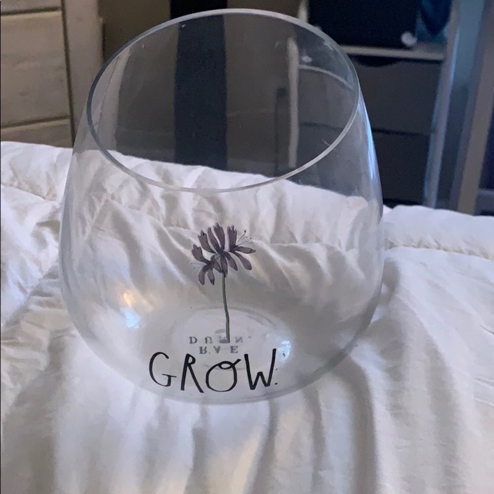 Rae Dunn “Grow” glass container